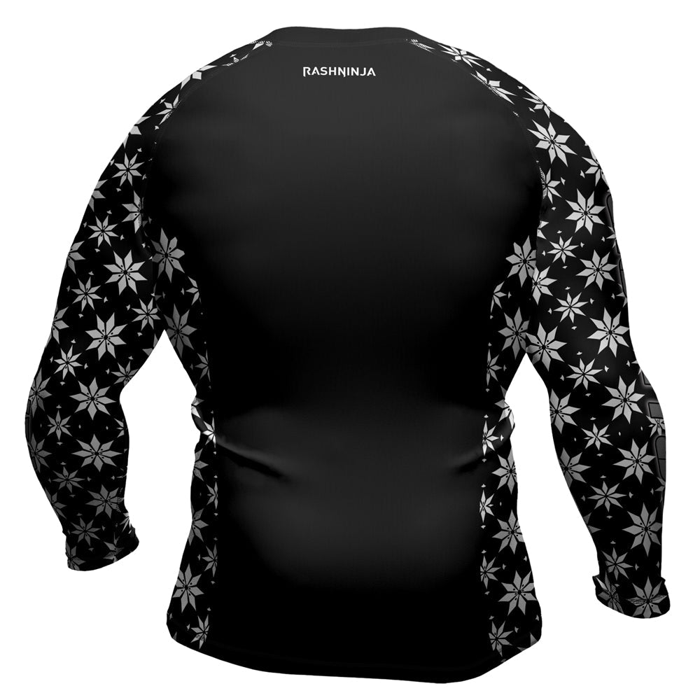 Rashninja Camouflage Black Fusion Men's Long Sleeve Rash Guard