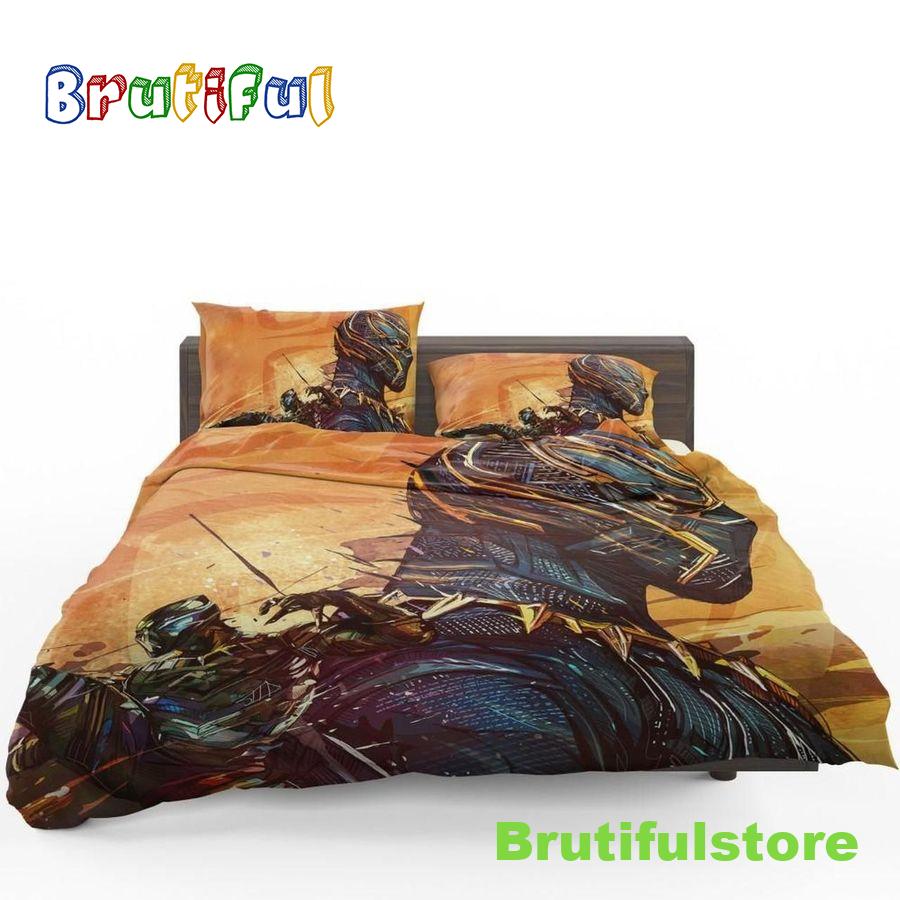Bedding Set Black Panther Artwork Marvel Comics