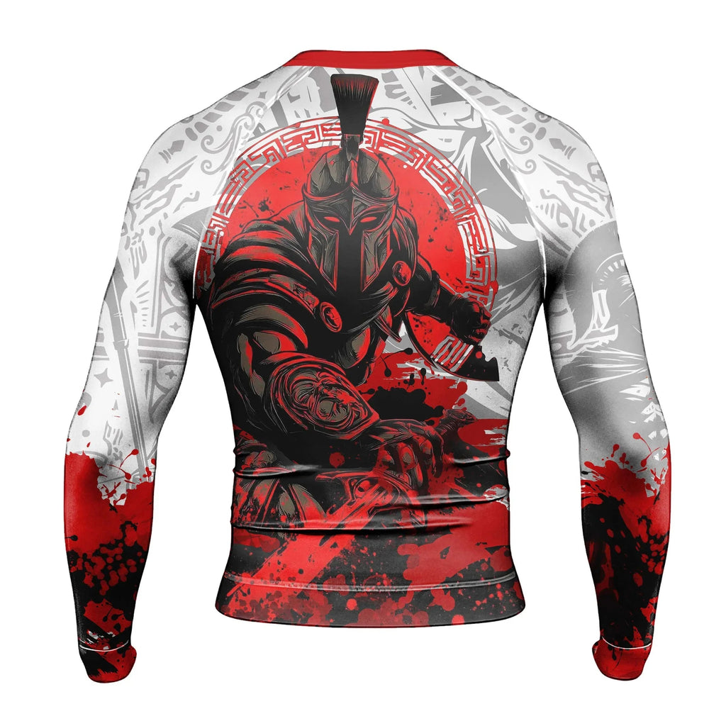 Bloody Spartan Men's Long Sleeve Rash Guard