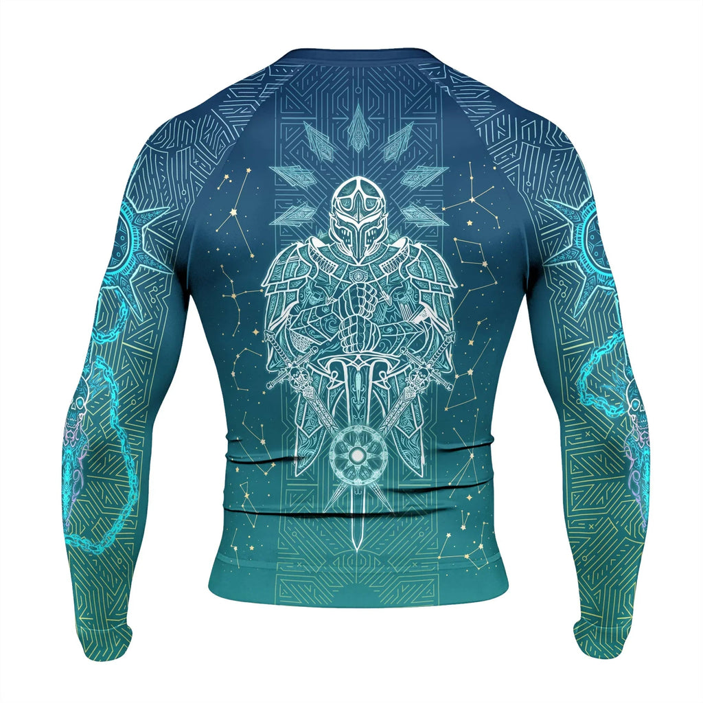 Celestial Warrior Armor Men's Long Sleeve Rash Guard