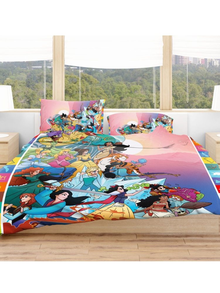 Kids' Fantasy Princess Bedding Set – Vibrant Cartoon Duvet Cover For Magical Dreams