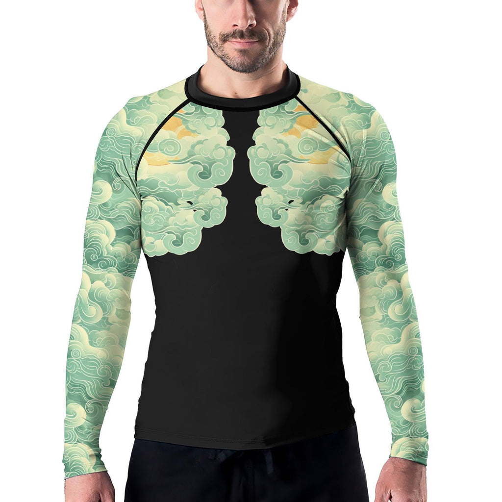 Rashninja Dragon Majesty Men's Long Sleeve Rash Guard