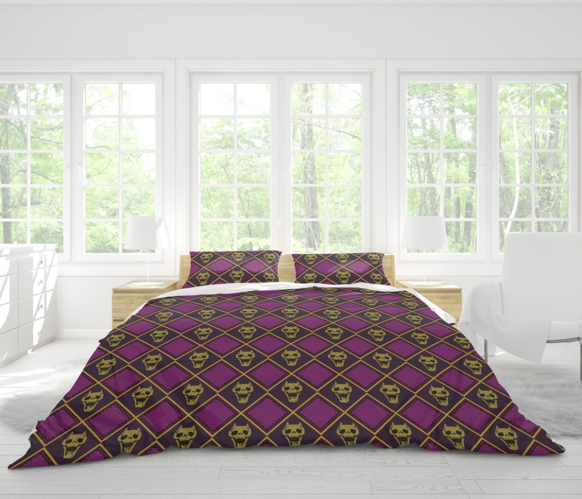 Killer Queen Jojo'S Bizarre Adventure Bedding Set