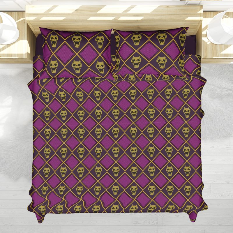 Killer Queen Jojo'S Bizarre Adventure Bedding Set