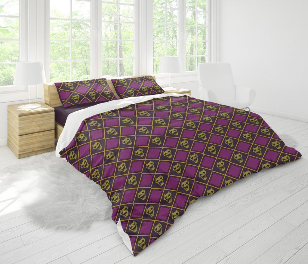 Killer Queen Jojo'S Bizarre Adventure Bedding Set