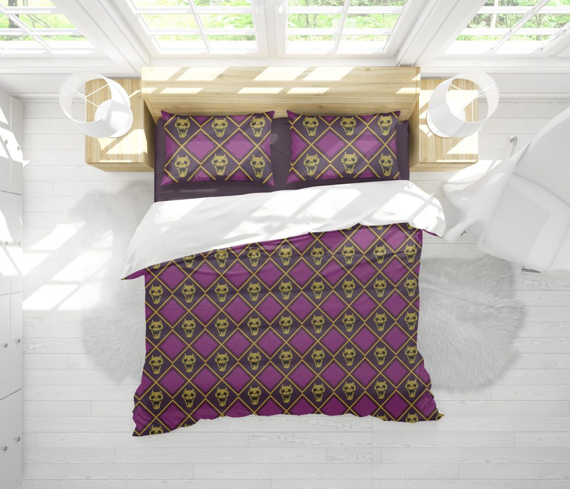 Killer Queen Jojo'S Bizarre Adventure Bedding Set