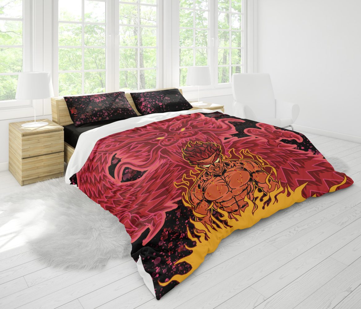 Might Guy 8Th Gate Shippuden Bedding Set