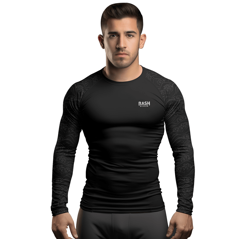 Rashninja Shadow Warriors Men's Long Sleeve Rash Guard