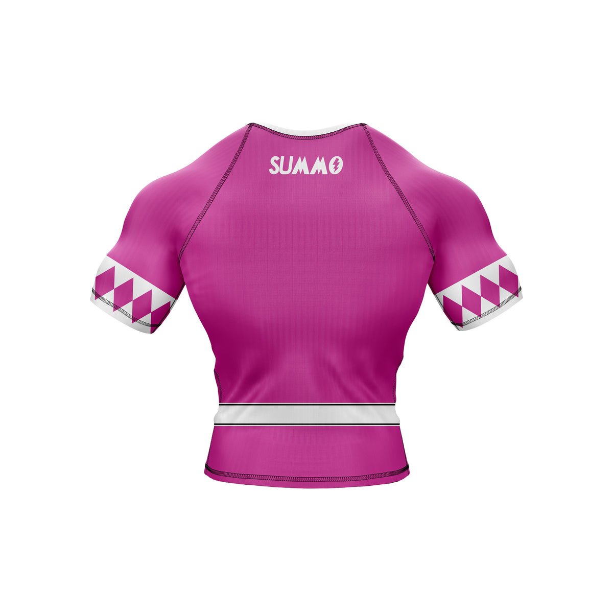 Mighty Morphin Grappler – Pink Premium Rash Guard For Men/Women