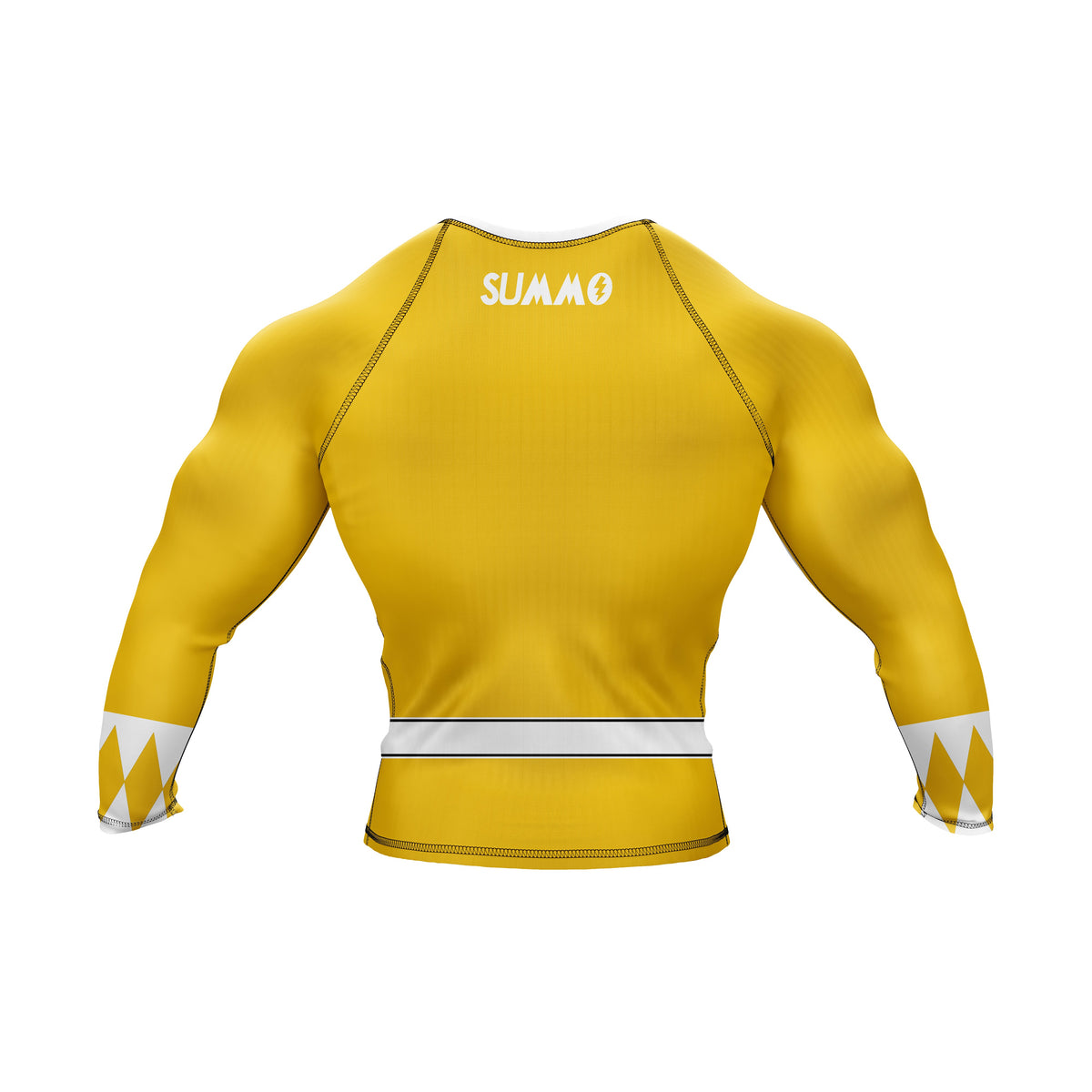 Mighty Morphin Grappler – Yellow Premium Rash Guard For Men/Women