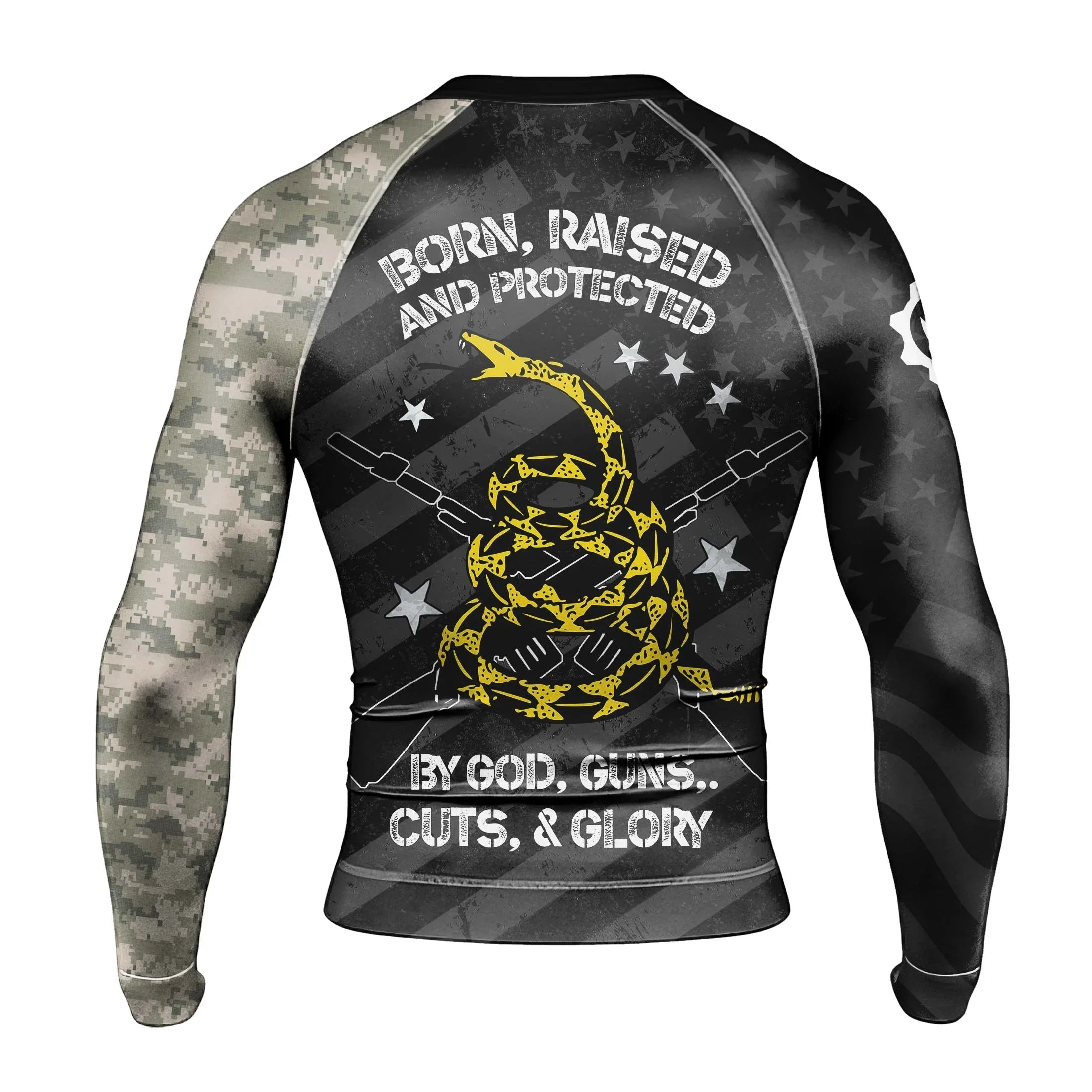 Spartan Army Men's Long Sleeve Rash Guard