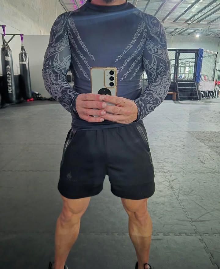Viking Berserker Men's Long Sleeve Rash Guard