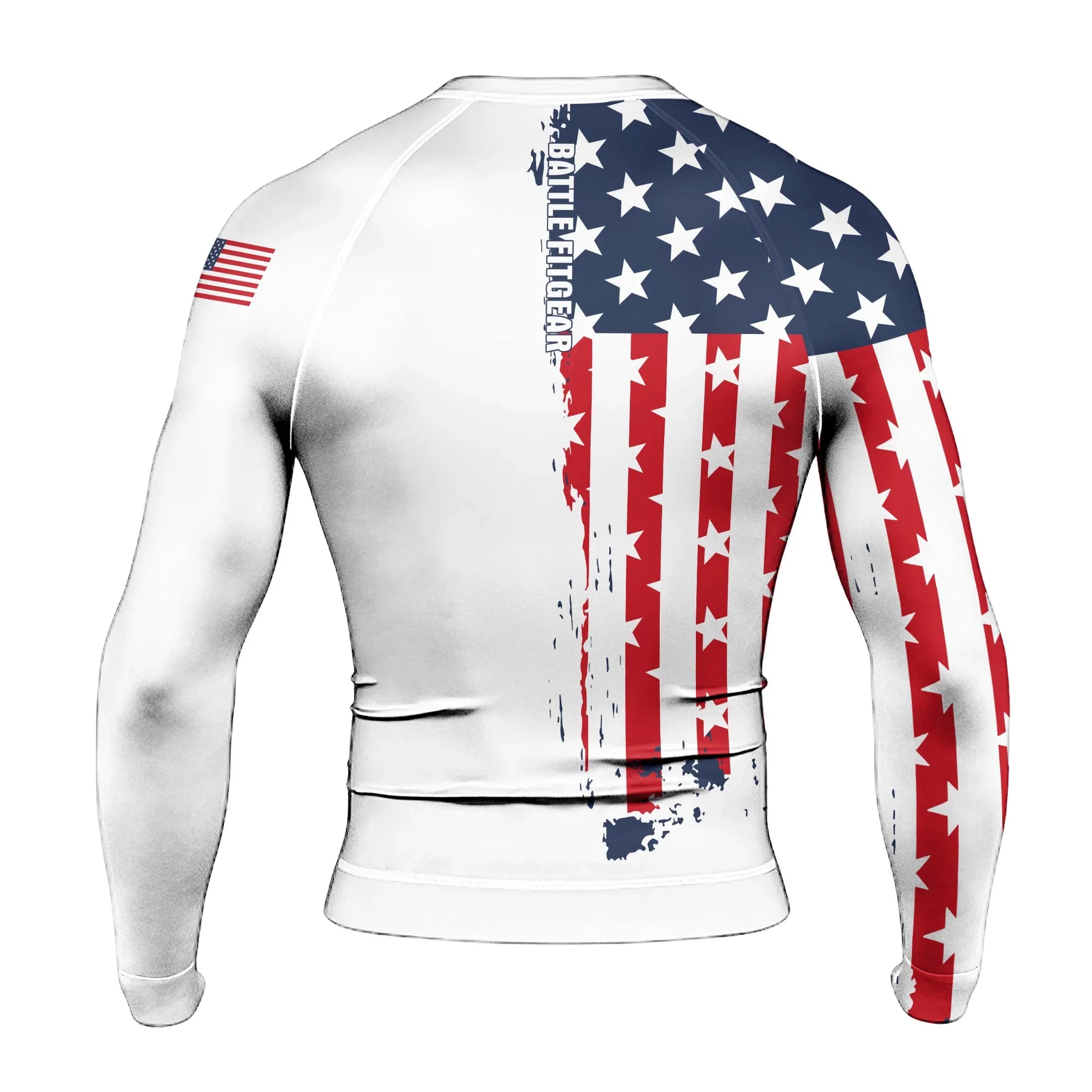 American Warrior Men's Long Sleeve Rash Guard