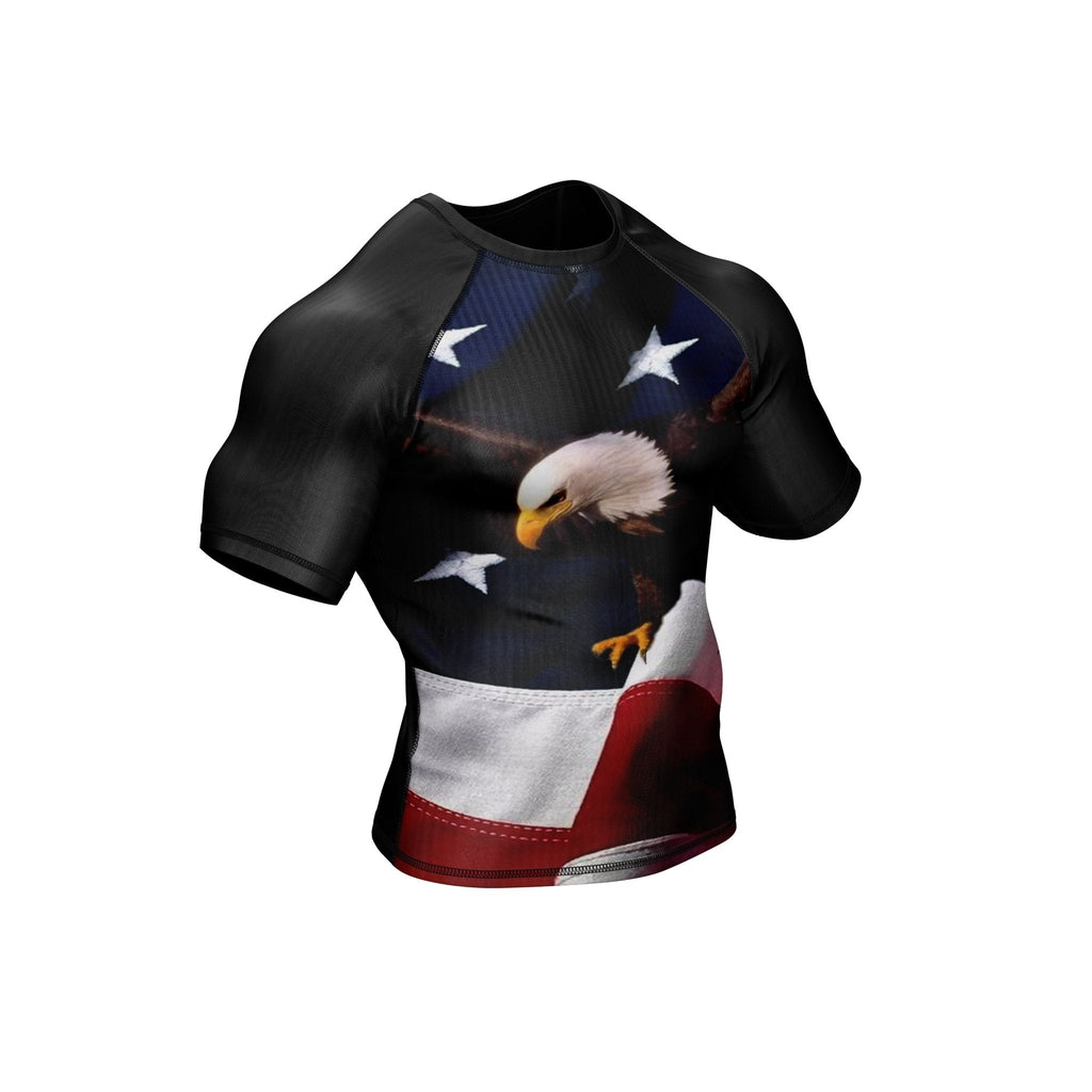 American Warrior Premium Bjj Rash Guard For Men/Women