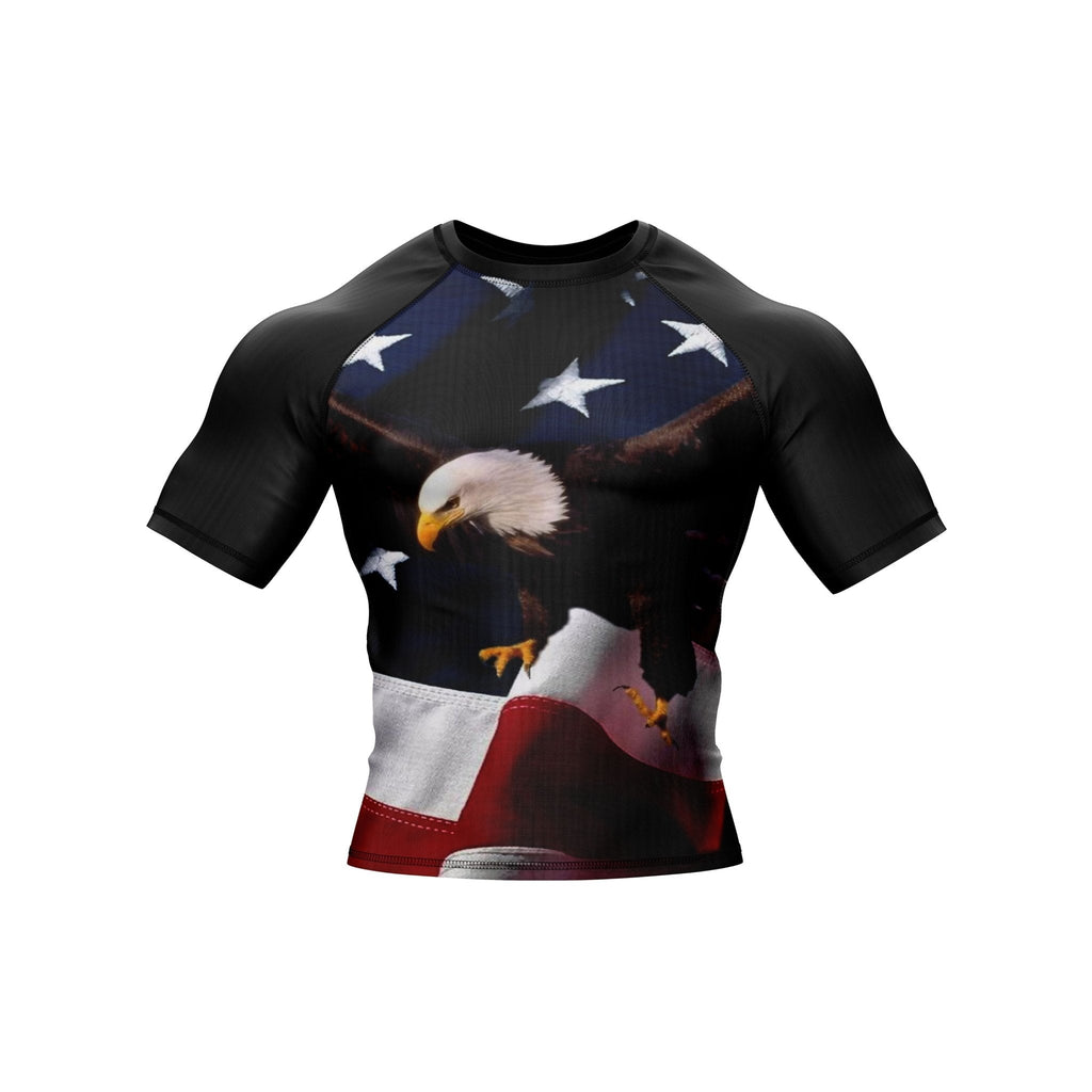 American Warrior Premium Bjj Rash Guard For Men/Women