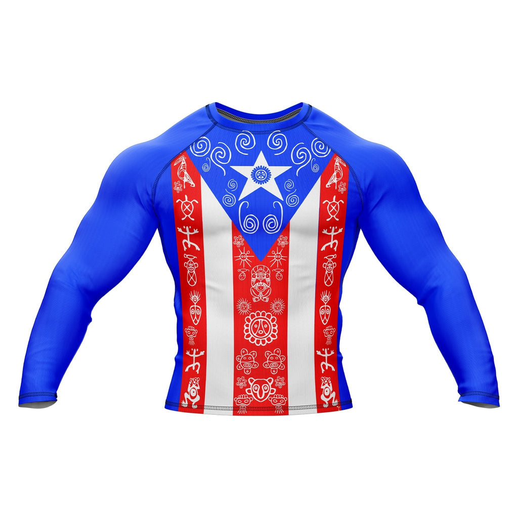 Boricua Pride Premium Rash Guard For Men/Women
