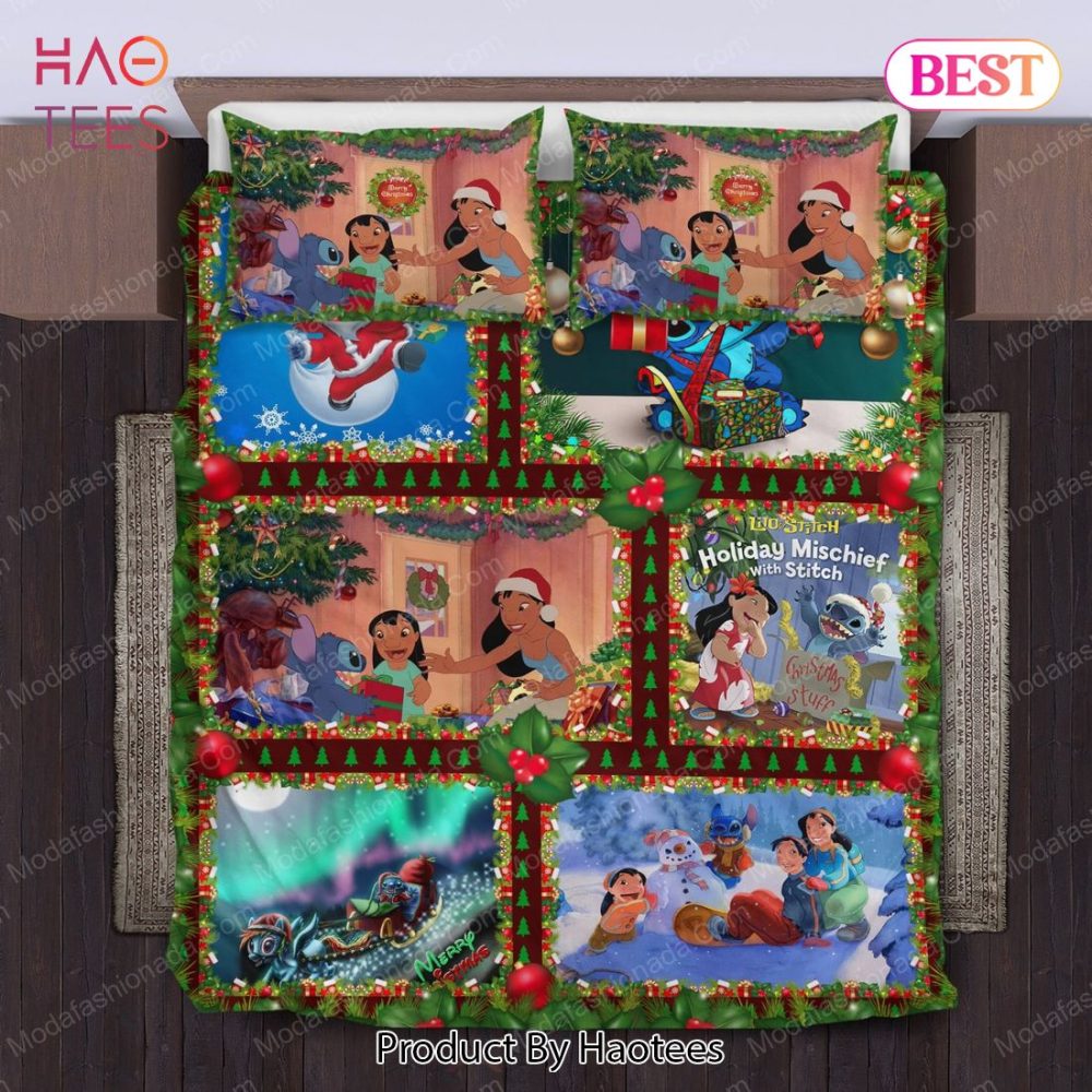 Disney Stitch Christmas Bedding Sets Bed Sets, Bedroom Sets