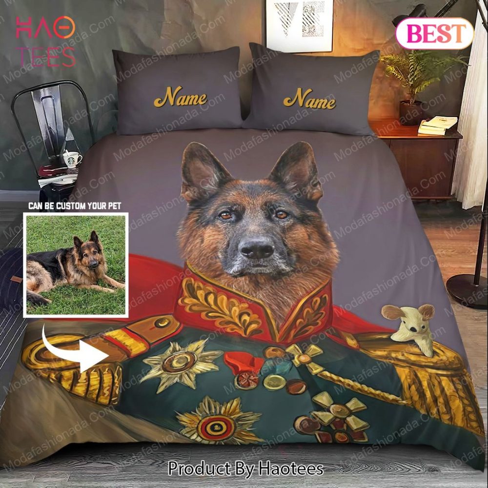 German Portrait Military Old German Shepherd Dog Bedding Sets Bed Sets, Bedroom Sets
