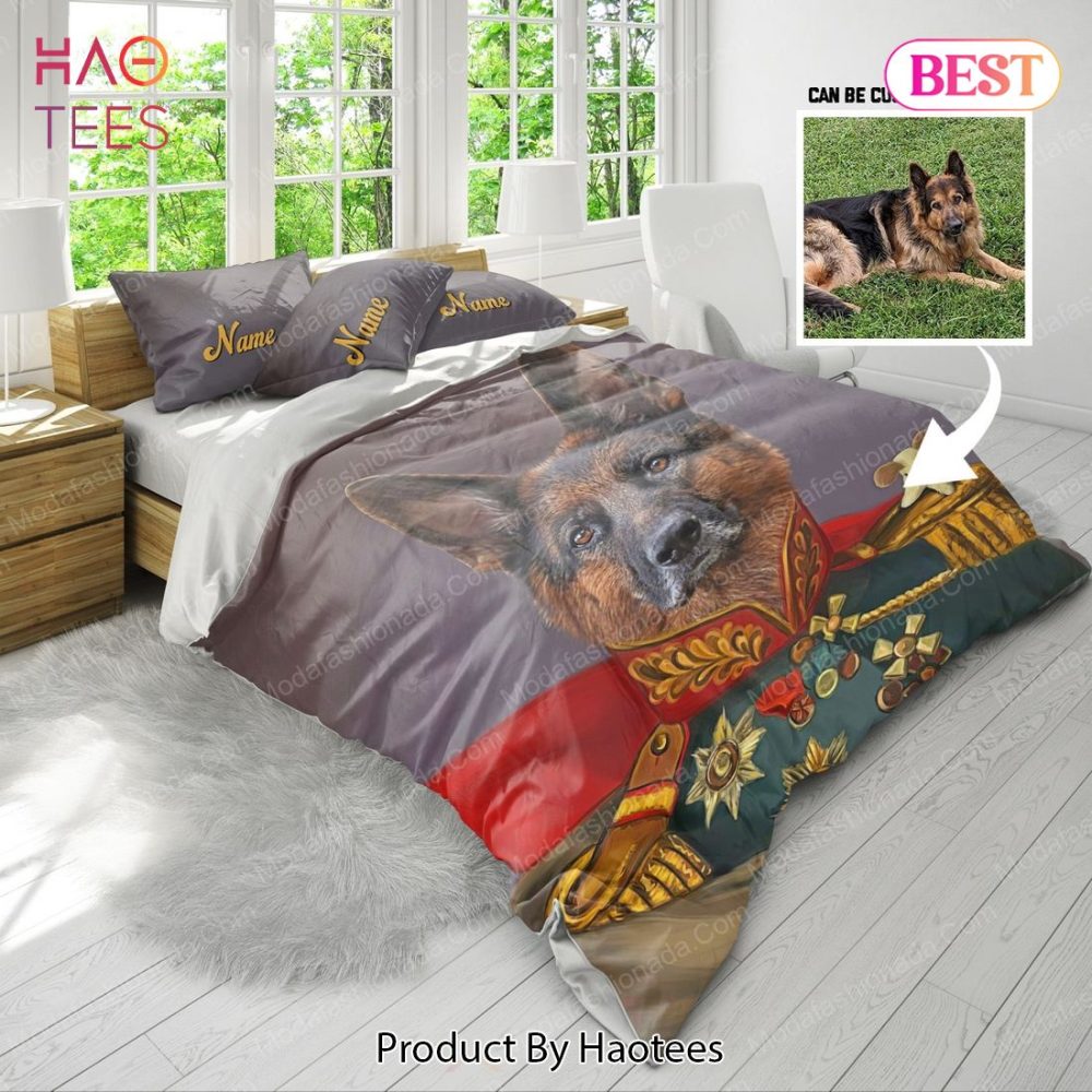 German Portrait Military Old German Shepherd Dog Bedding Sets Bed Sets, Bedroom Sets