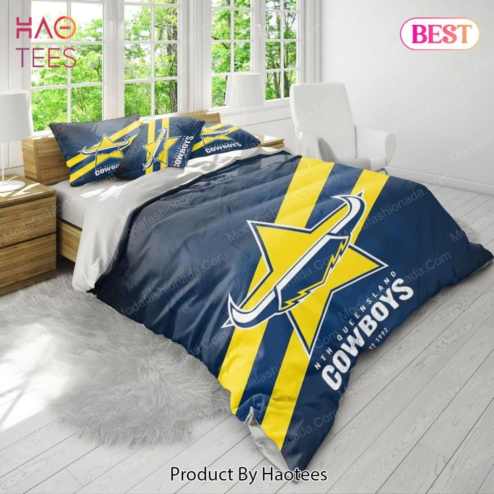 North Queensland Cowboys Logo Bedding Sets 01 Bed Sets, Bedroom Sets, Comforter Sets, Duvet Cover, Bedspread