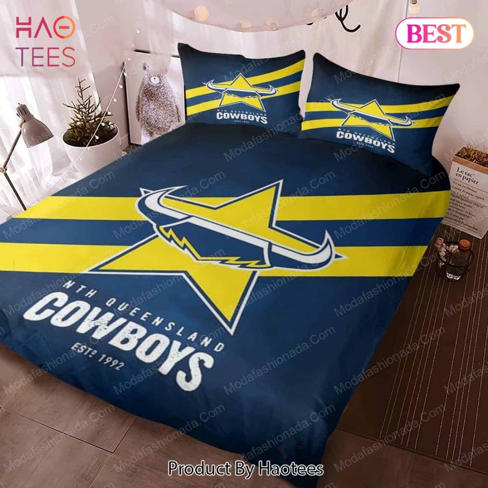 North Queensland Cowboys Logo Bedding Sets 01 Bed Sets, Bedroom Sets, Comforter Sets, Duvet Cover, Bedspread