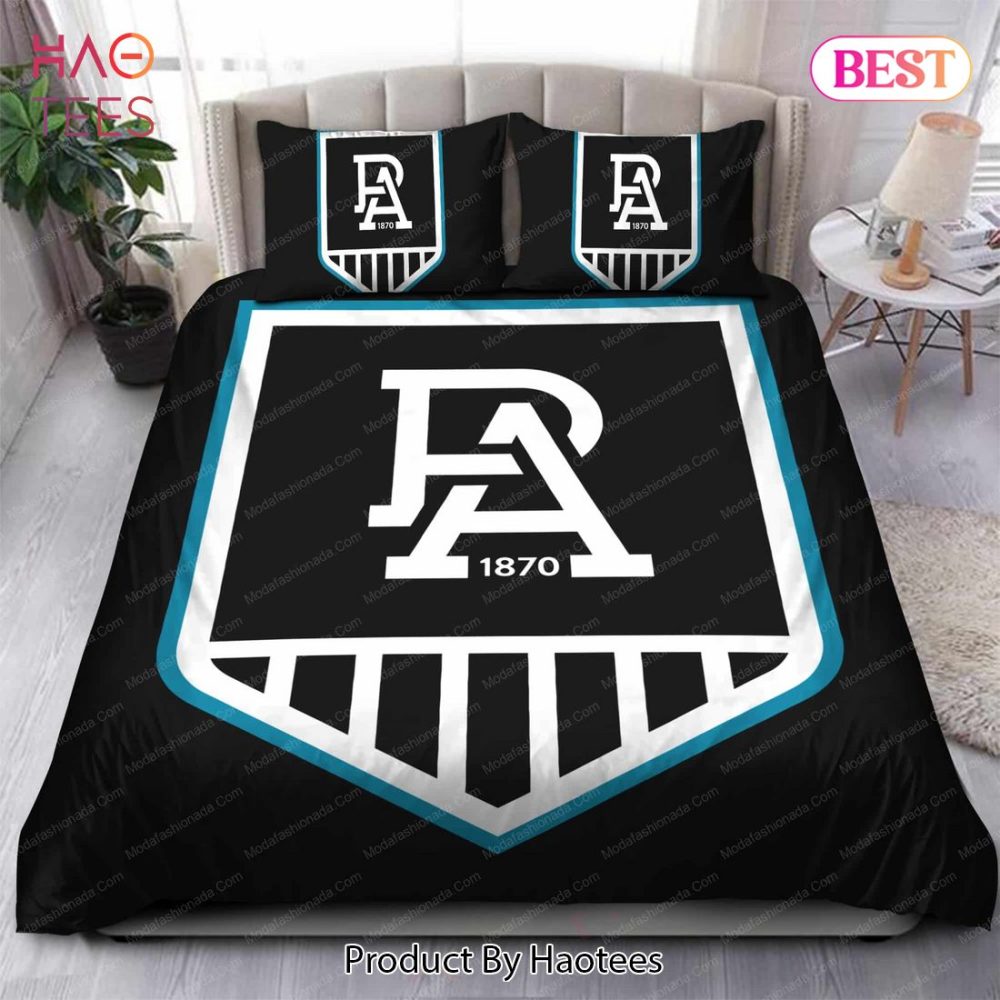 Port Adelaide Football Club Logo Bedding Sets Bed Sets, Bedroom Sets