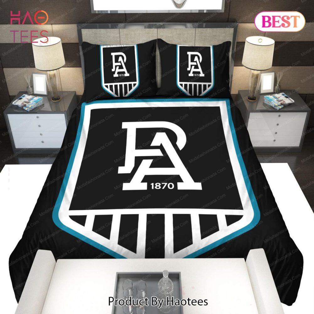 Port Adelaide Football Club Logo Bedding Sets Bed Sets, Bedroom Sets