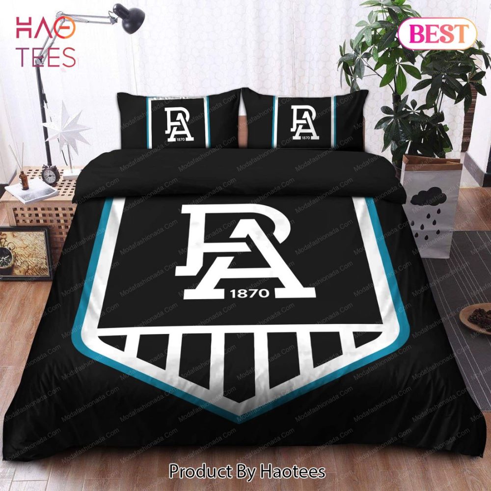 Port Adelaide Football Club Logo Bedding Sets Bed Sets, Bedroom Sets
