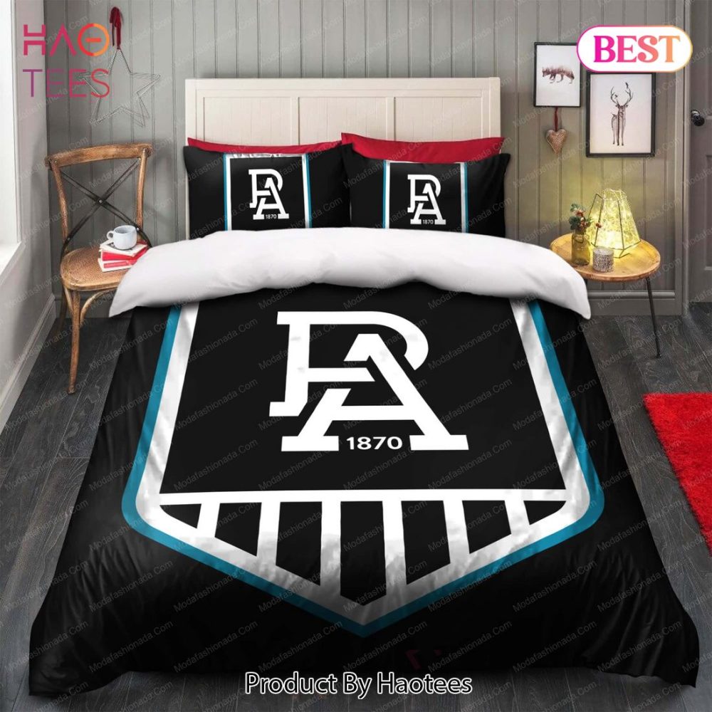Port Adelaide Football Club Logo Bedding Sets Bed Sets, Bedroom Sets
