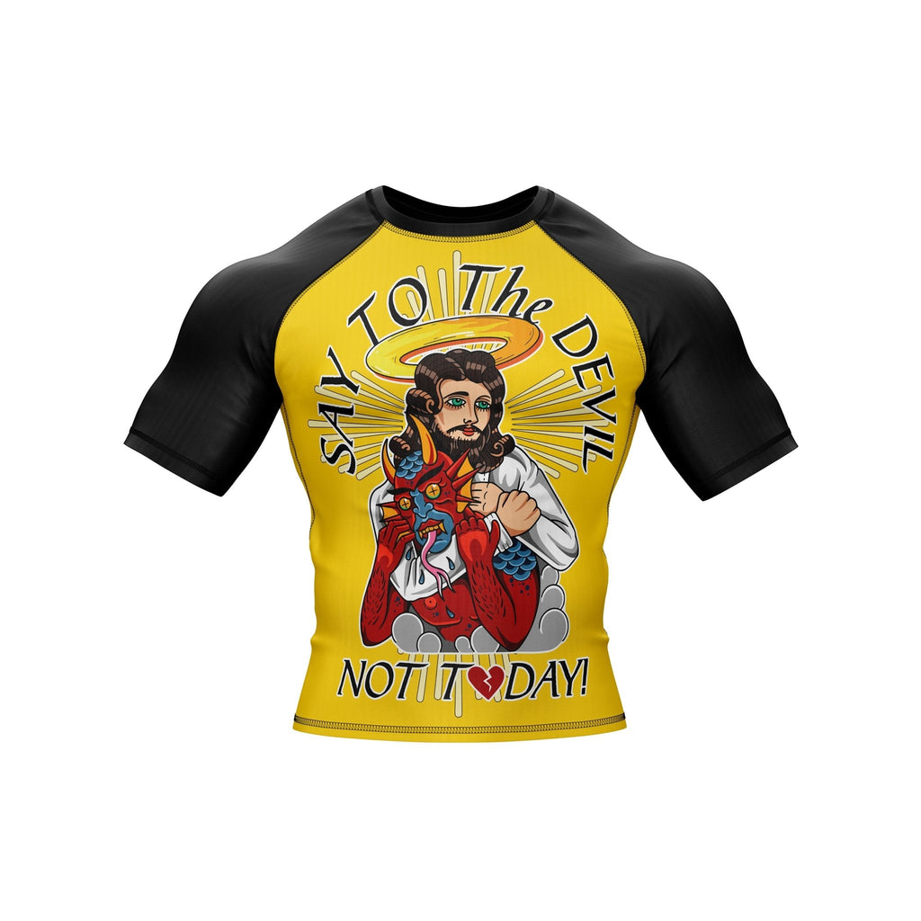Christ Choke Premium Bjj Rash Guard For Men/Women