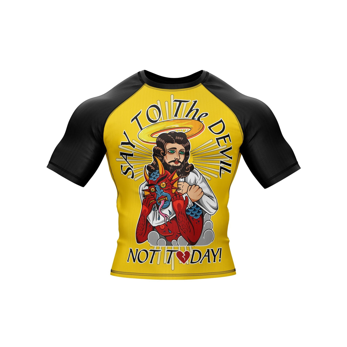 Christ Choke Premium Bjj Rash Guard For Men/Women
