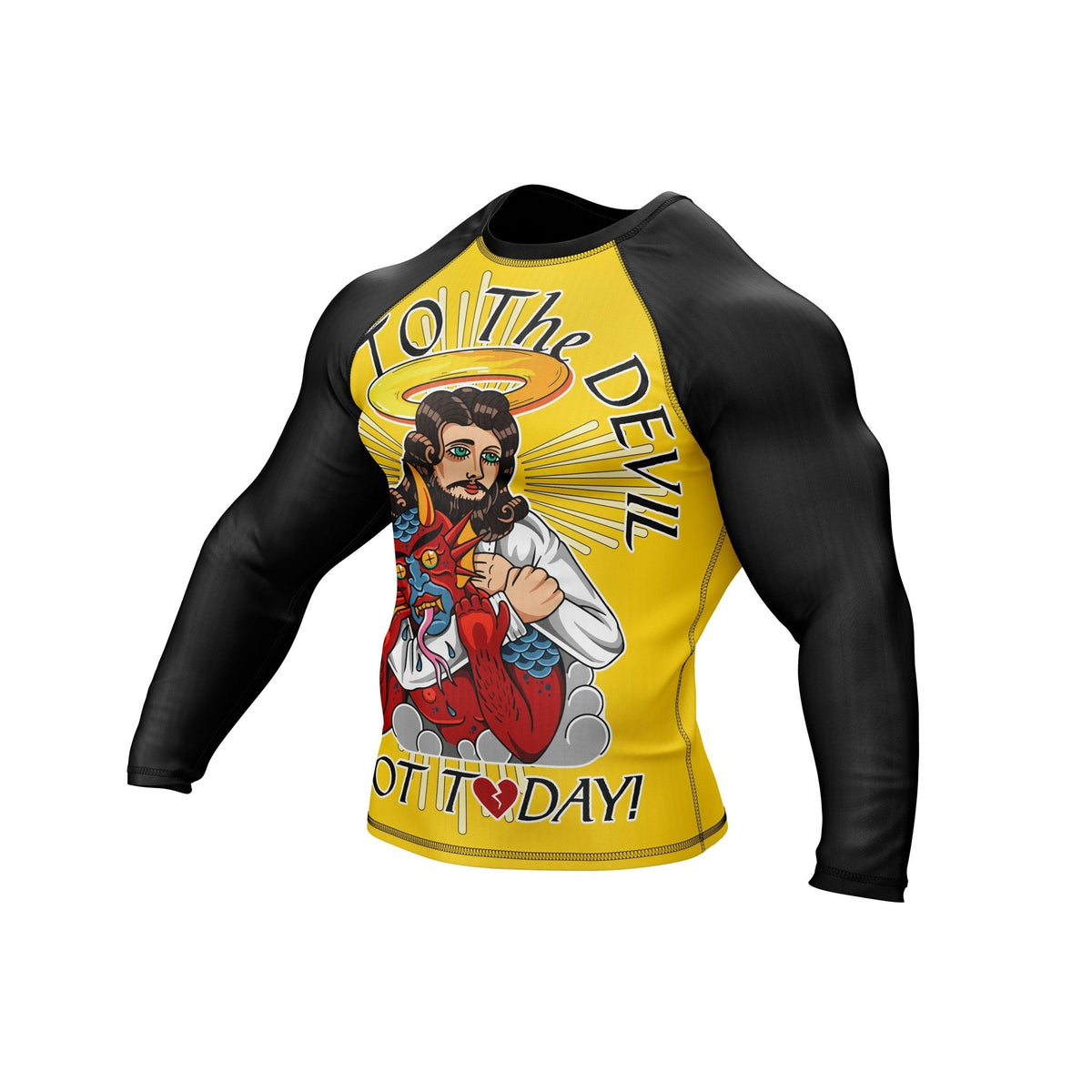 Christ Choke Premium Bjj Rash Guard For Men/Women