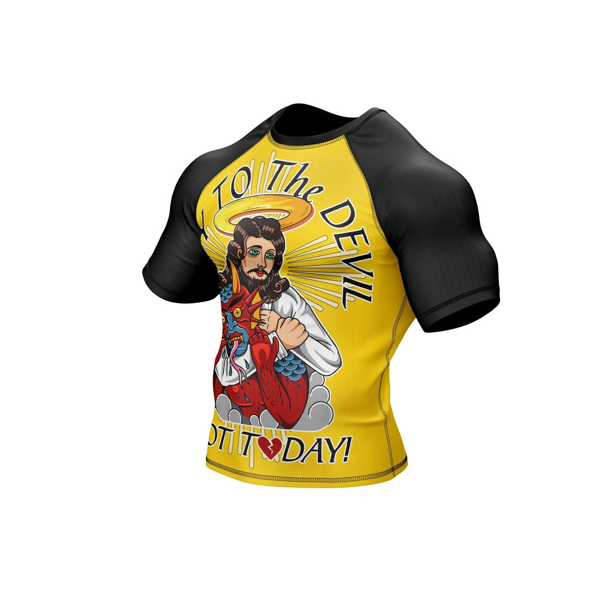 Christ Choke Premium Bjj Rash Guard For Men/Women