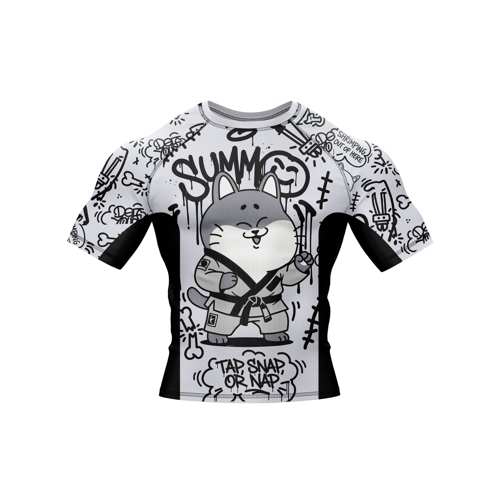 Doodle-Jitsu Premium Bjj Rash Guard For Men/Women