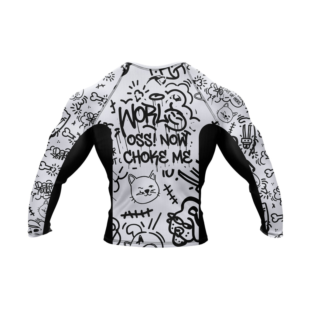 Doodle-Jitsu Premium Bjj Rash Guard For Men/Women