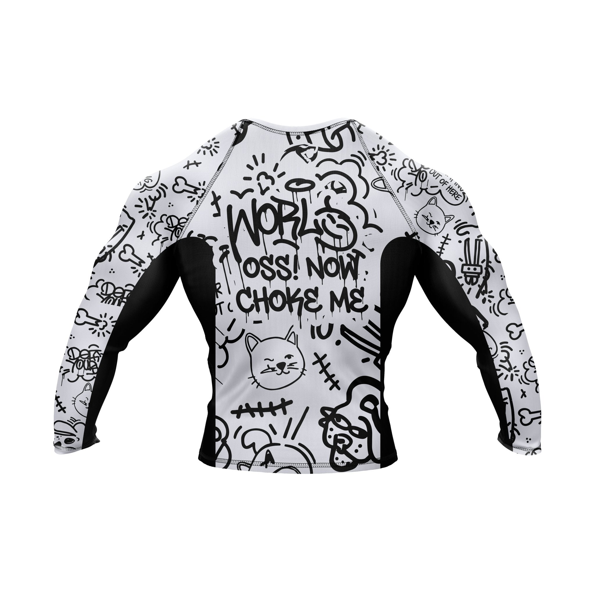 Doodle-Jitsu Premium Bjj Rash Guard For Men/Women