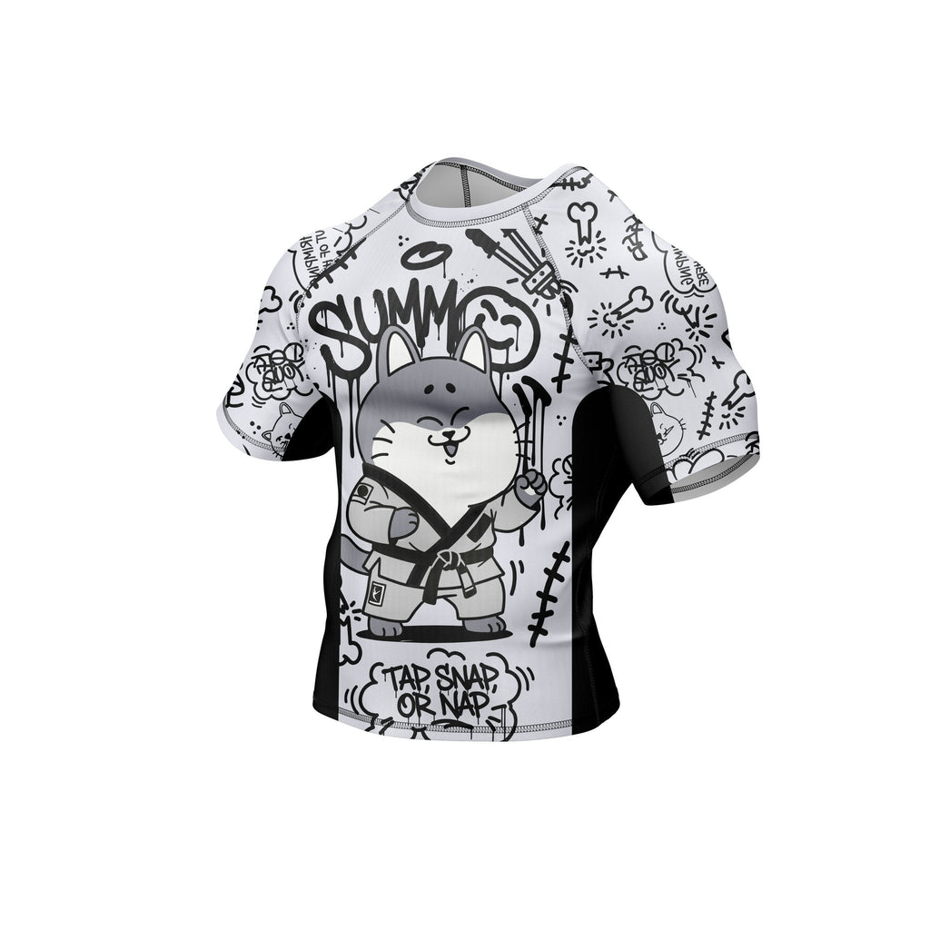 Doodle-Jitsu Premium Bjj Rash Guard For Men/Women