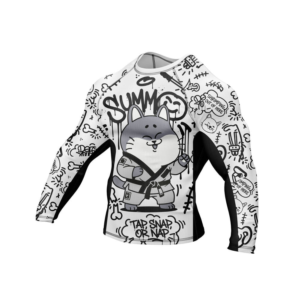 Doodle-Jitsu Premium Bjj Rash Guard For Men/Women