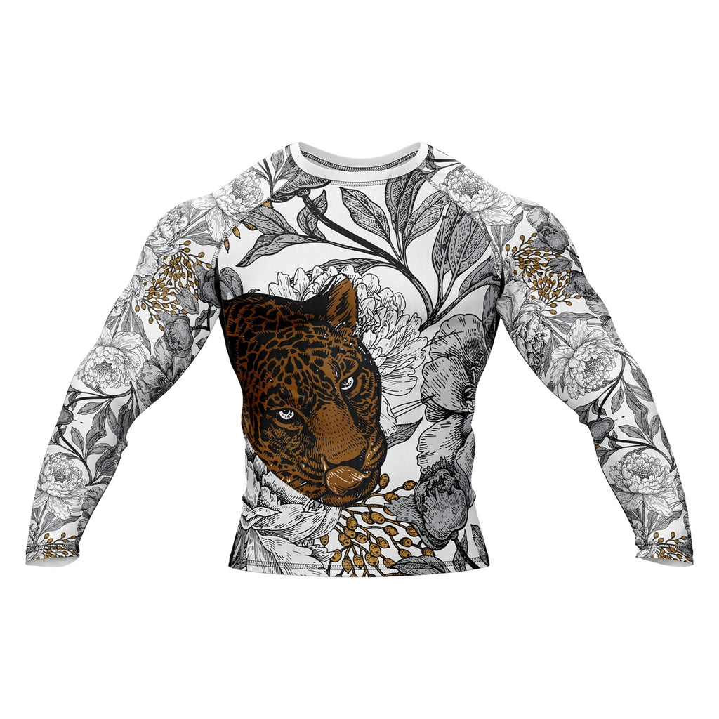 Floral Predator Premium Bjj Rash Guard For Men/Women