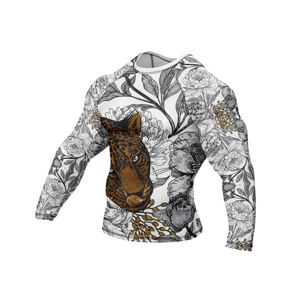 Floral Predator Premium Bjj Rash Guard For Men/Women