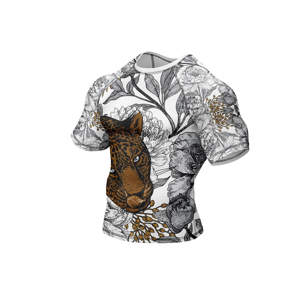 Floral Predator Premium Bjj Rash Guard For Men/Women