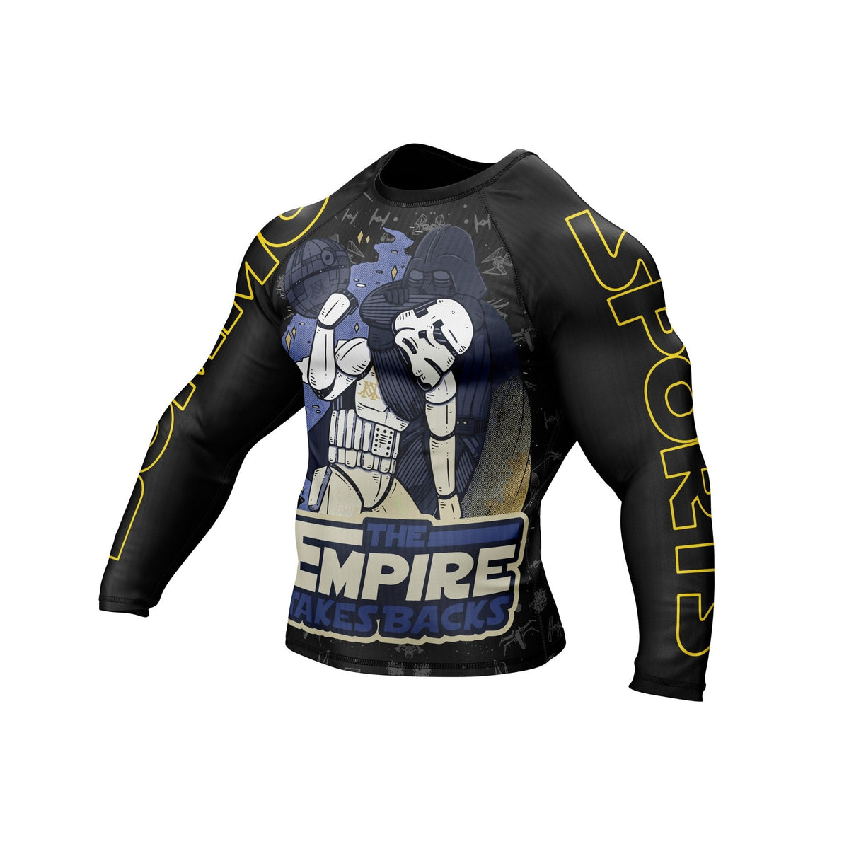 Galactic Grapplers Premium Bjj Rash Guard For Men/Women
