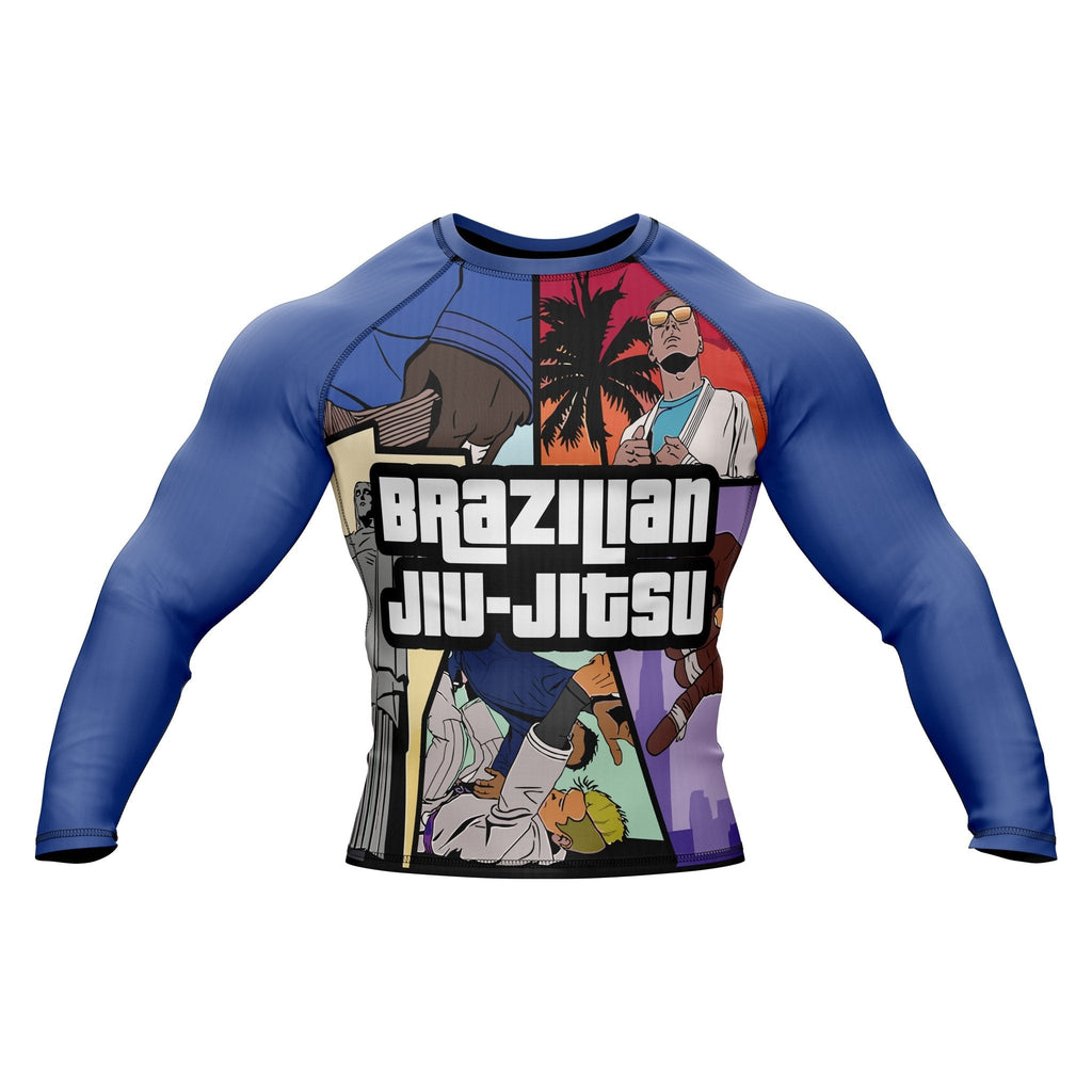 Grapple Theft Arts Premium Rash Guard For Men/Women