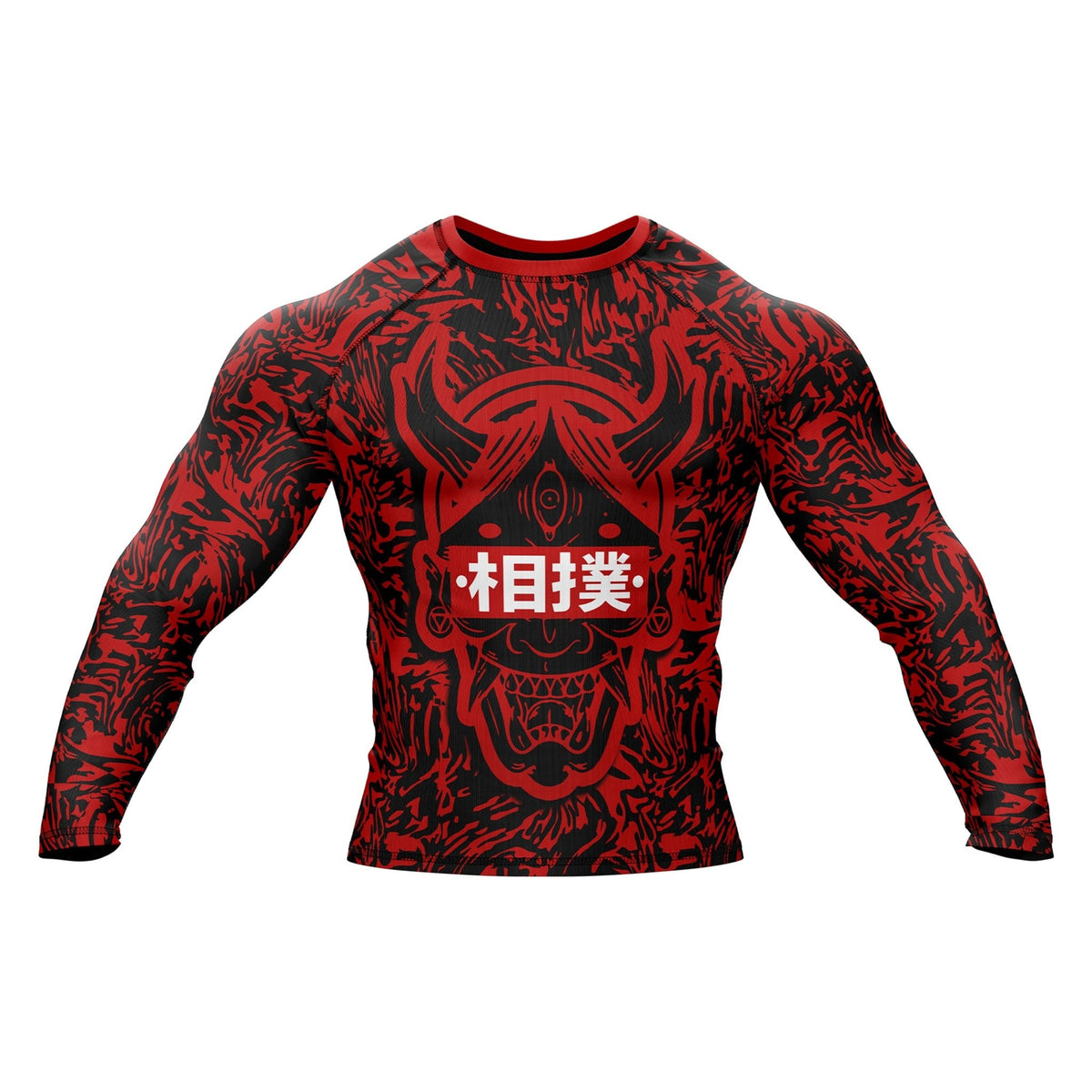 Hannya Mask Premium Bjj Rash Guard For Men/Women