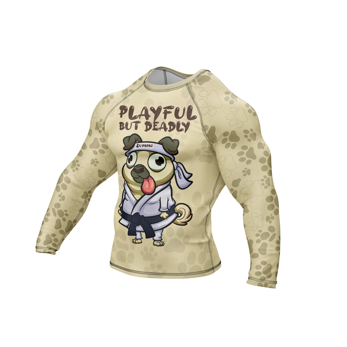 Martial Pug Premium Bjj Rash Guard For Men/Women