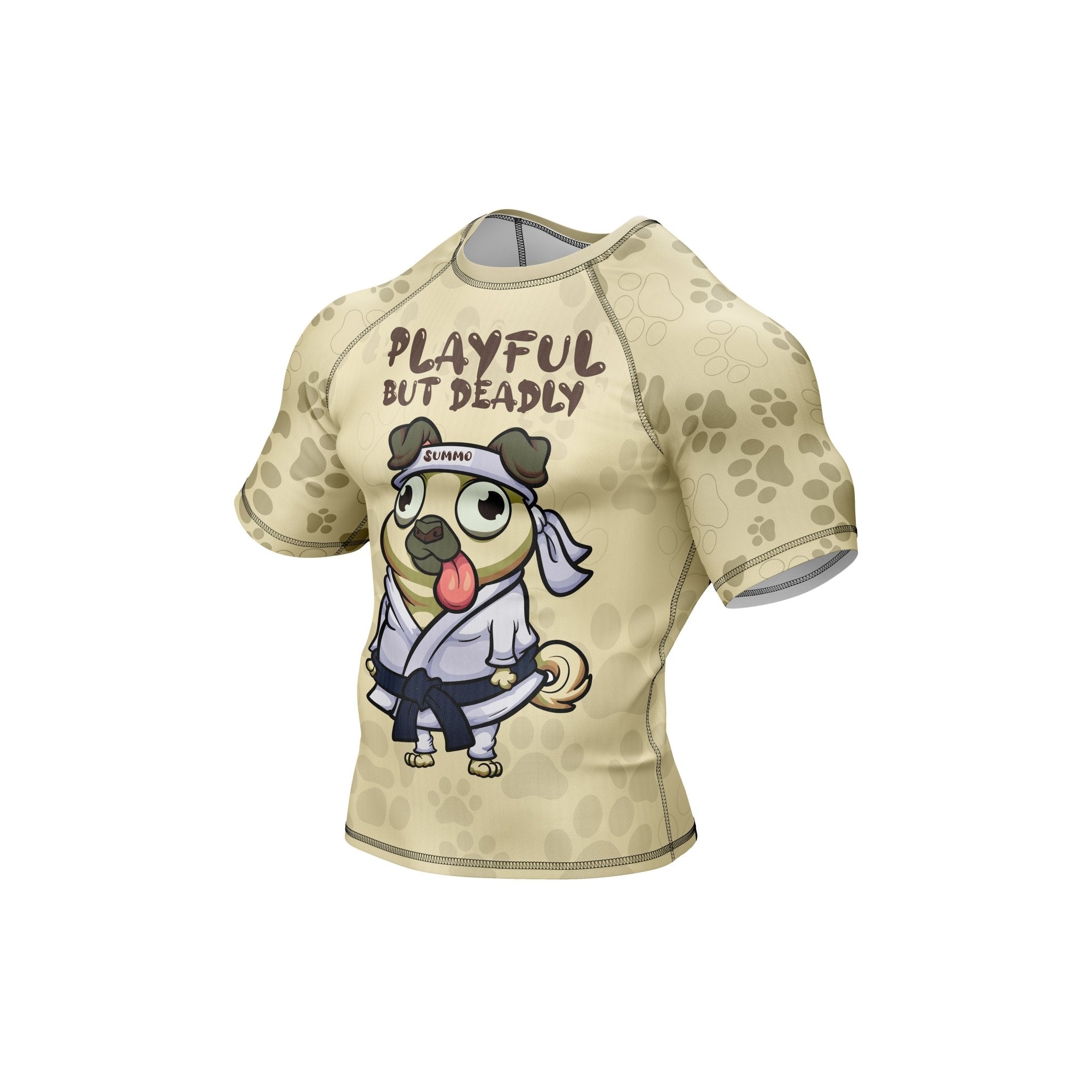 Martial Pug Premium Bjj Rash Guard For Men/Women