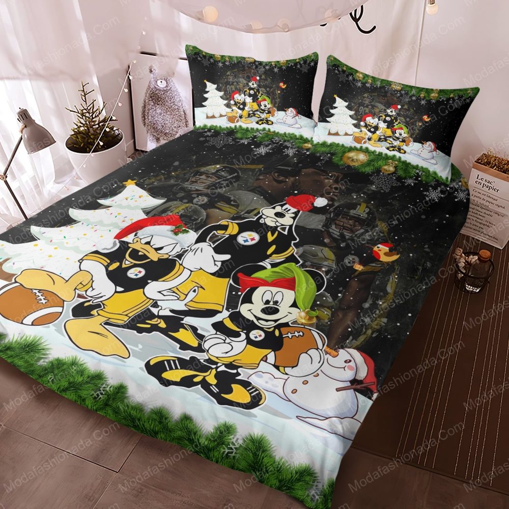 Festive Cartoon Football Themed Bedding Set - Cozy Christmas Gift For Kids &amp; Fans