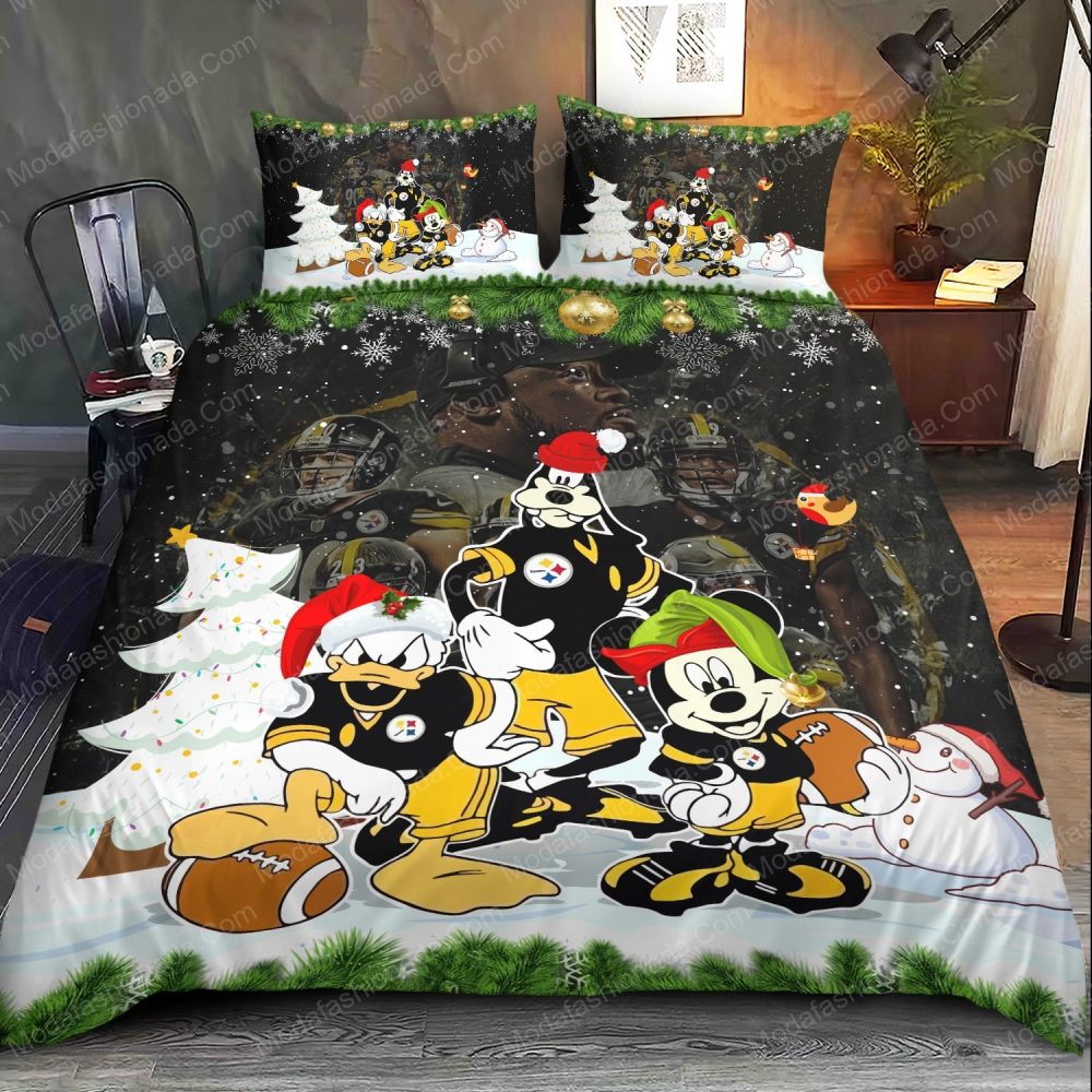 Festive Cartoon Football Themed Bedding Set - Cozy Christmas Gift For Kids &amp; Fans