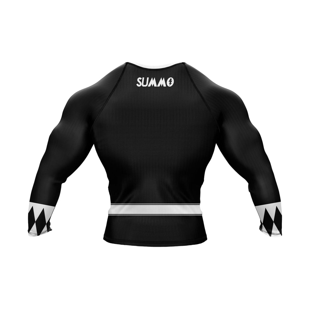Mighty Morphin Grappler – Black Premium Rash Guard For Men/Women