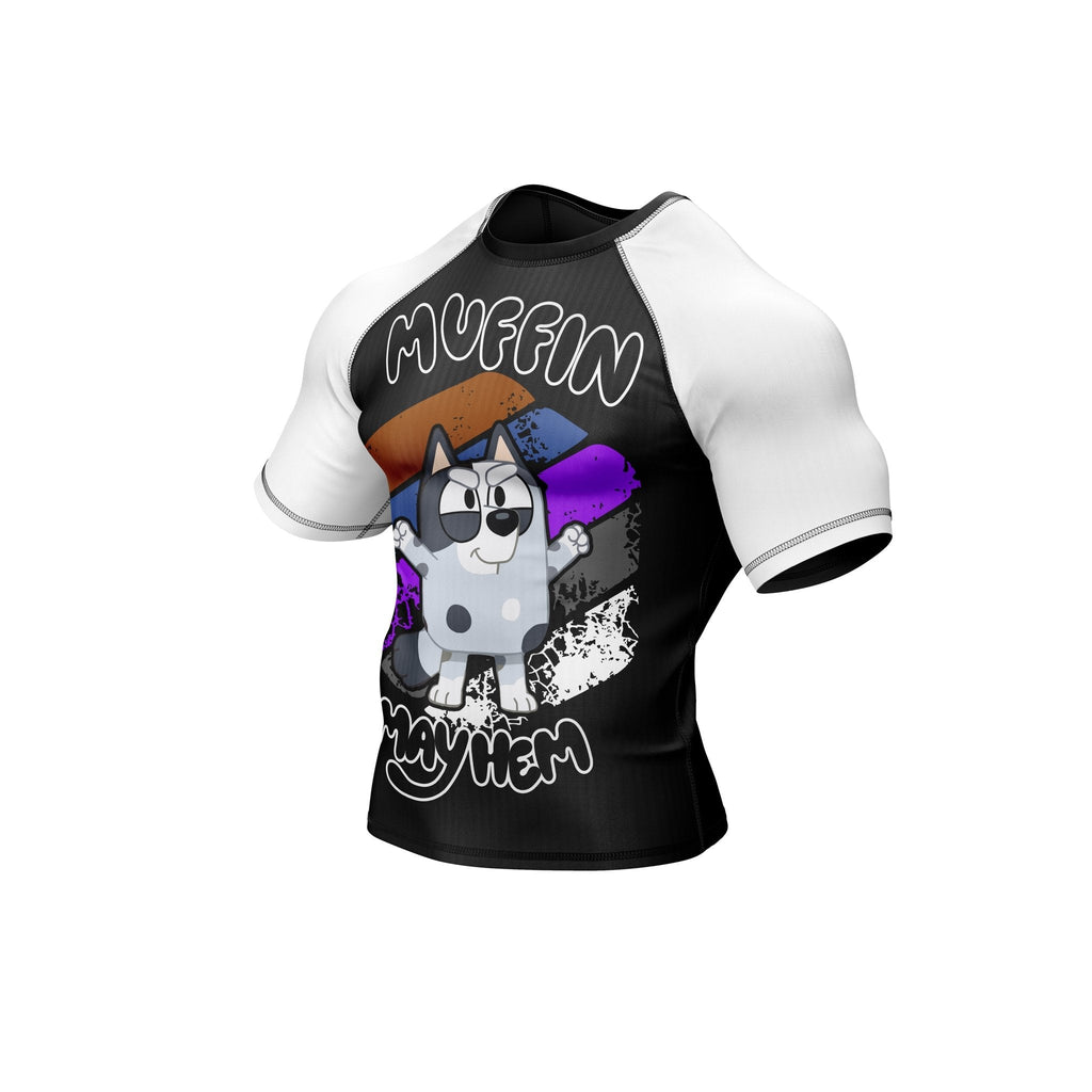 Muffin Mayhem Premium Bjj Rash Guard For Men/Women